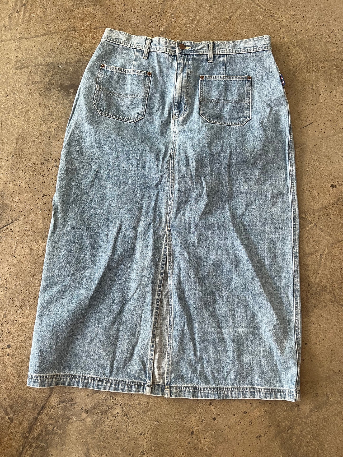 (36) 00s Long Denim Skirt