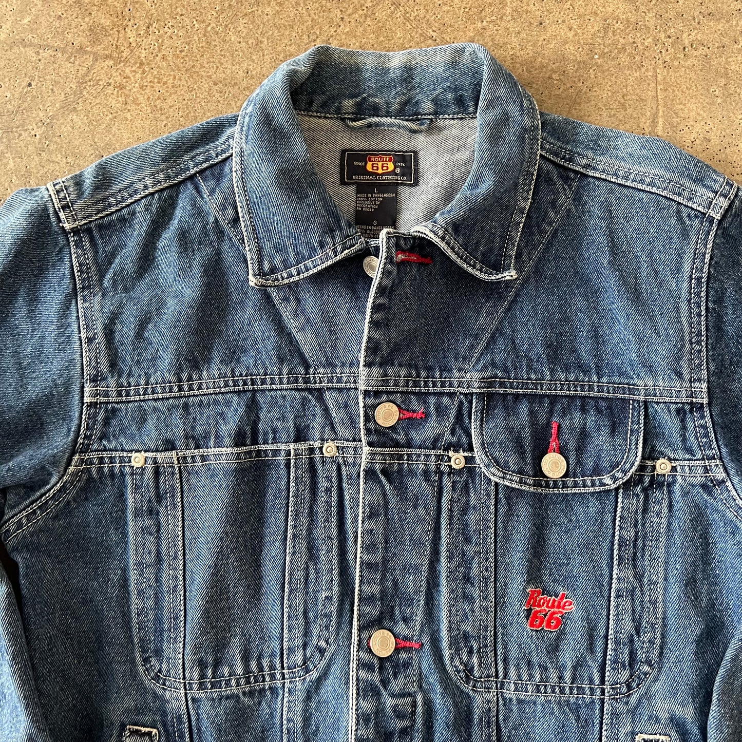 (M) Route 66 Denim Jacket