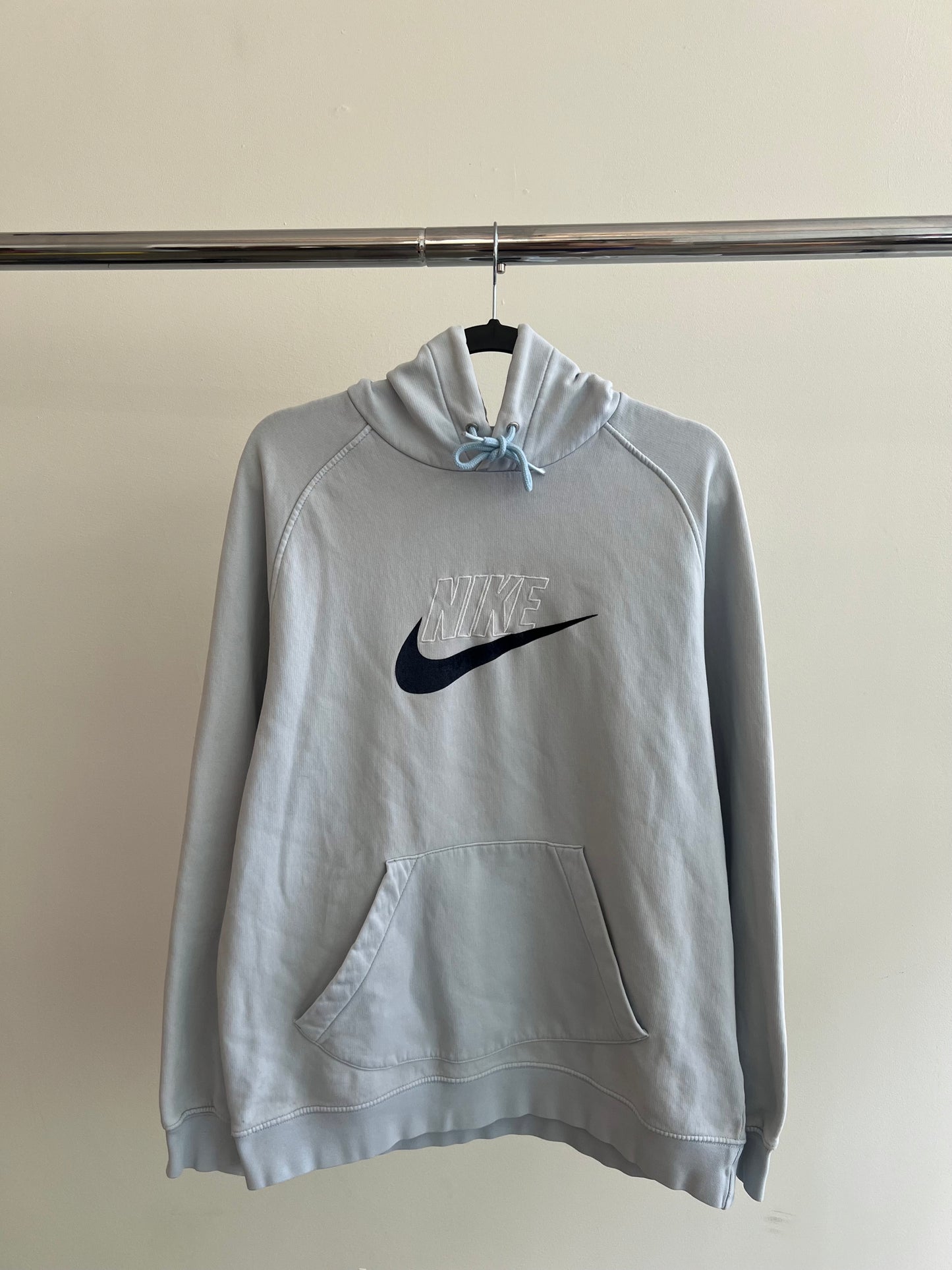 (L) 00s Baby Blue Nike Hoodie