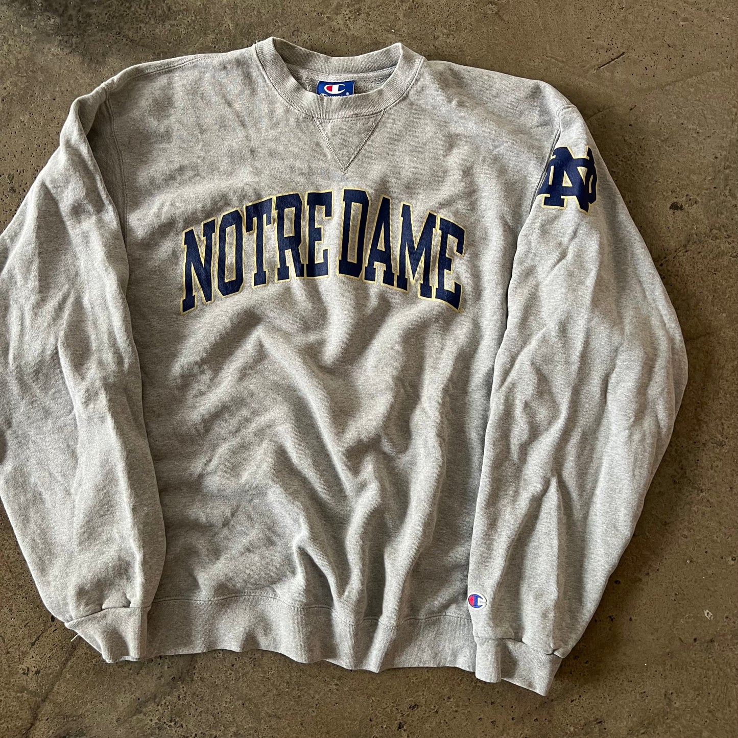 (L) Vintage Norte Dame Sweatshirt