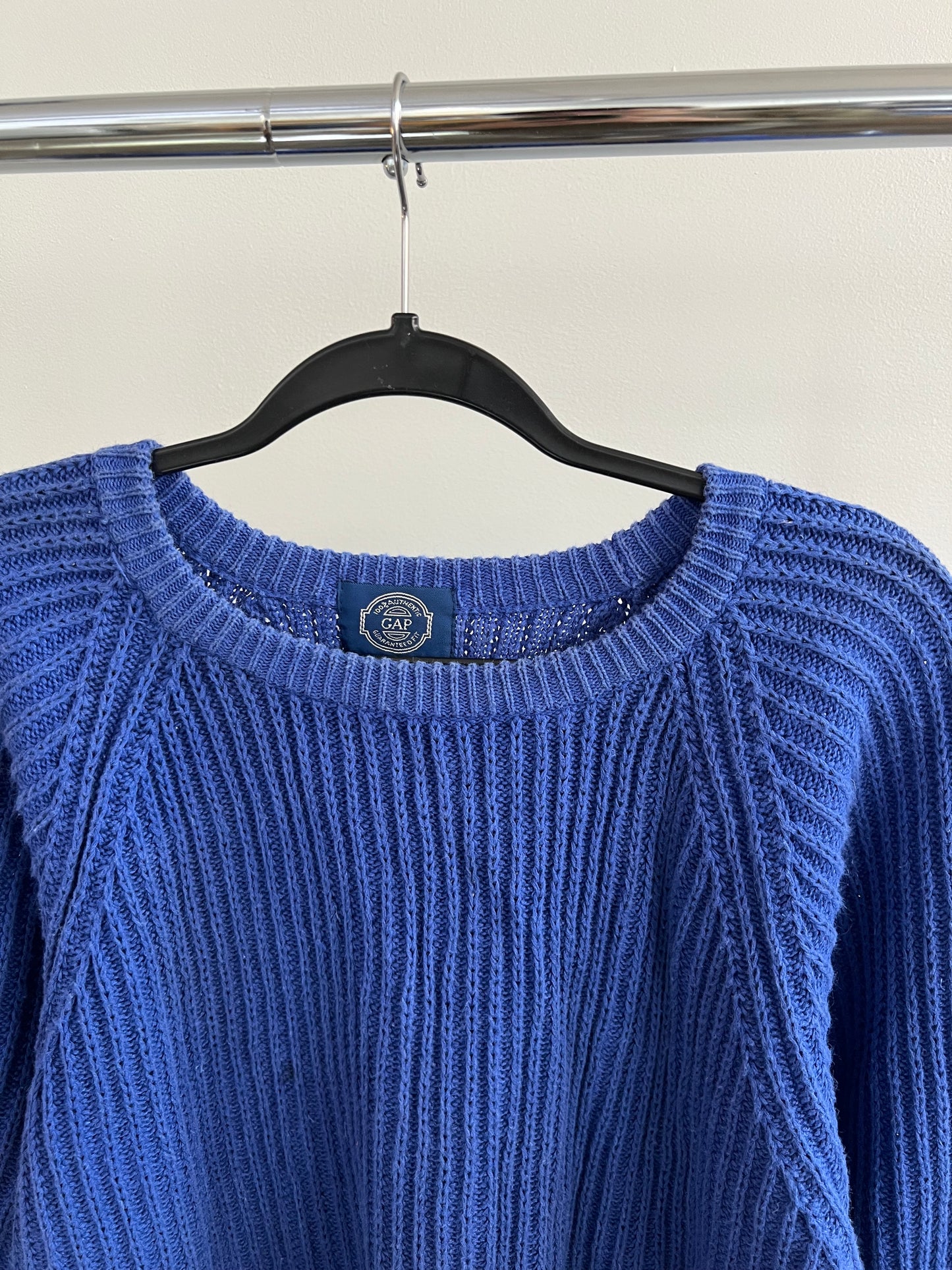 (L) Knitted Cord Sweater