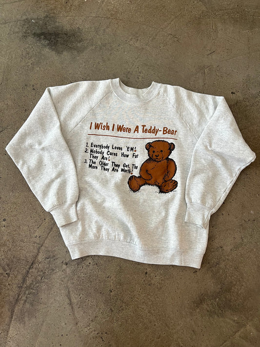 (M) 00s Teddy Bear Sweatshirt