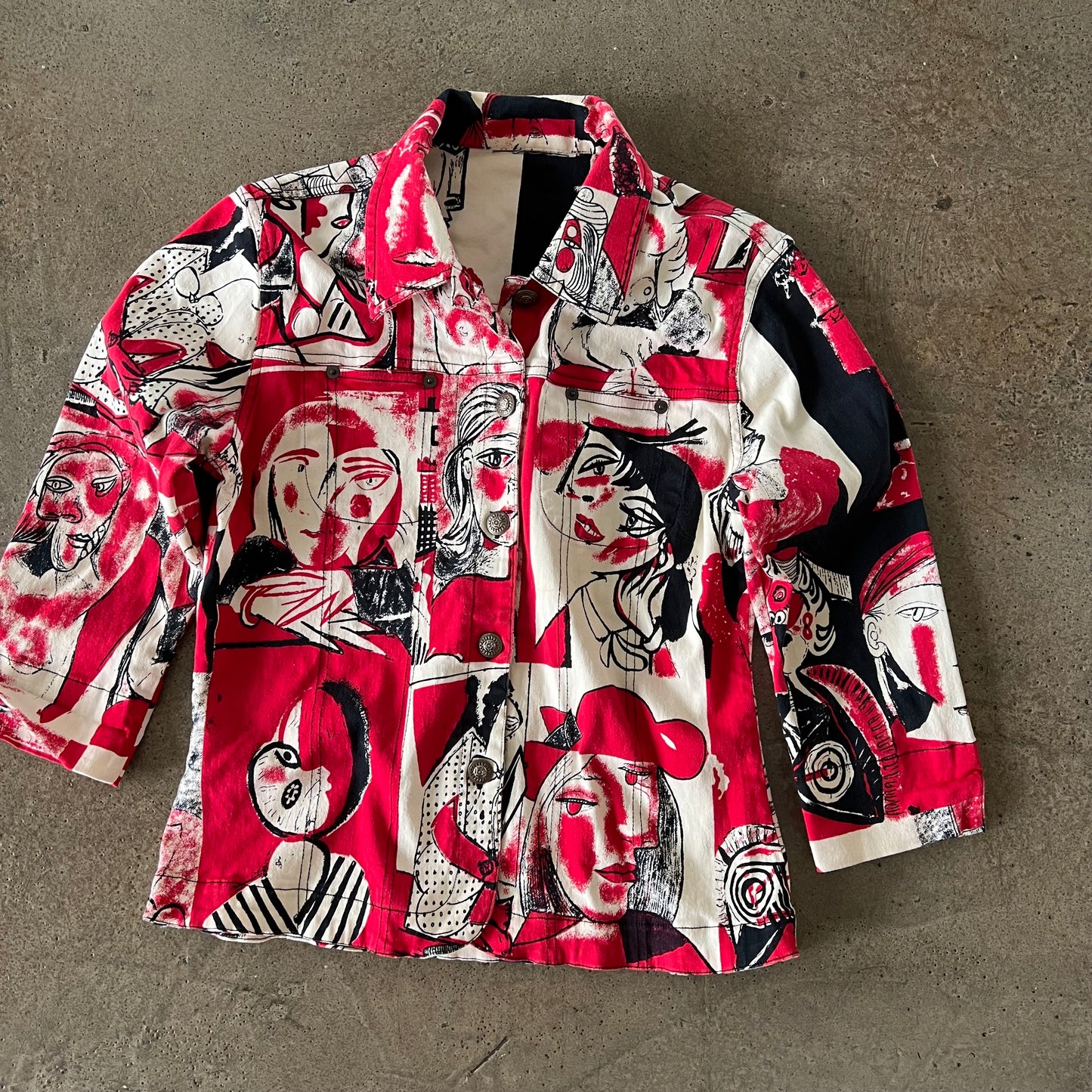 (Women’s XS) Picasso Art Light Jacket