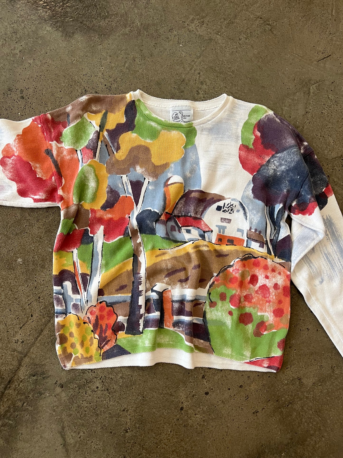 (S/M) 90s Hand Painted Top