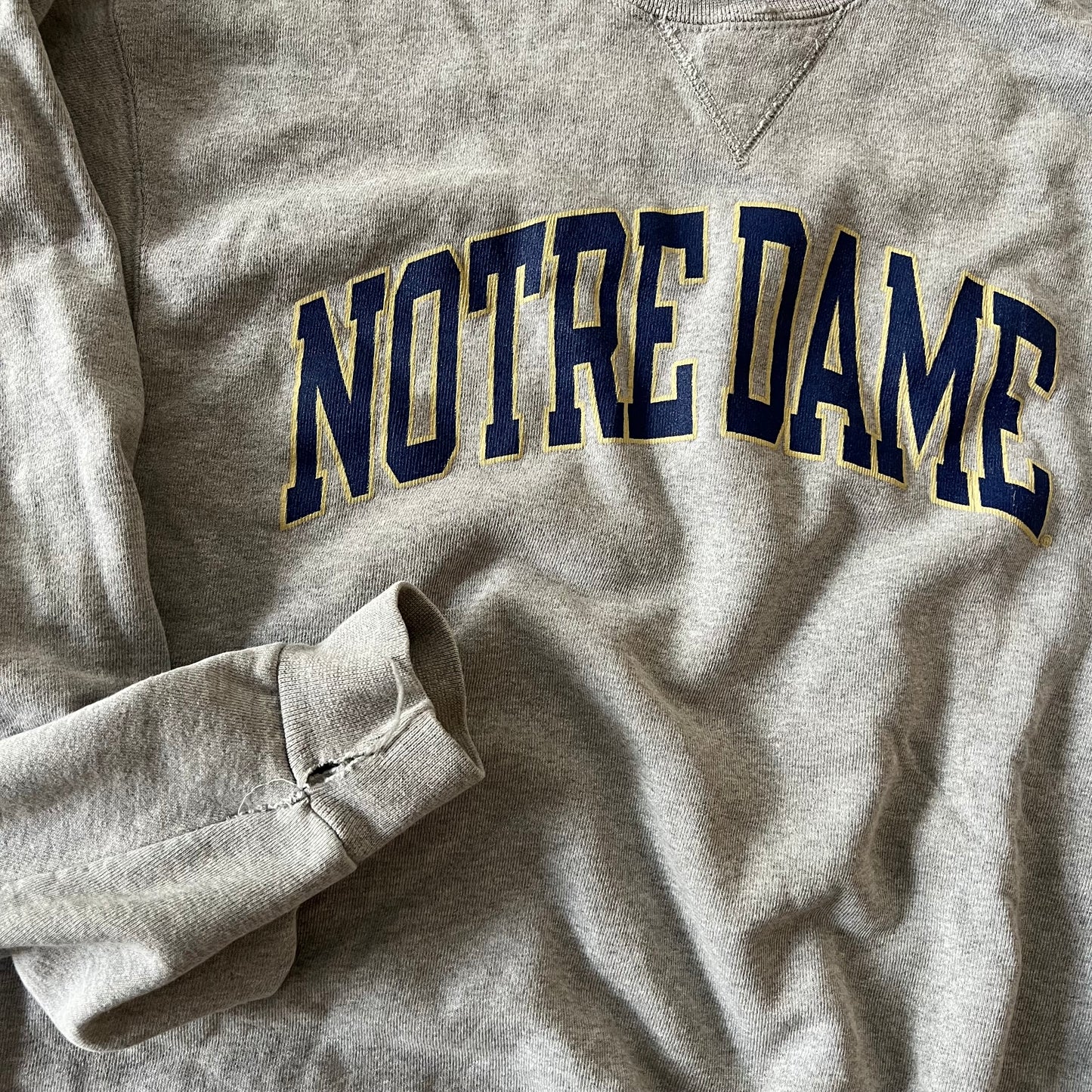 (L) Vintage Norte Dame Sweatshirt