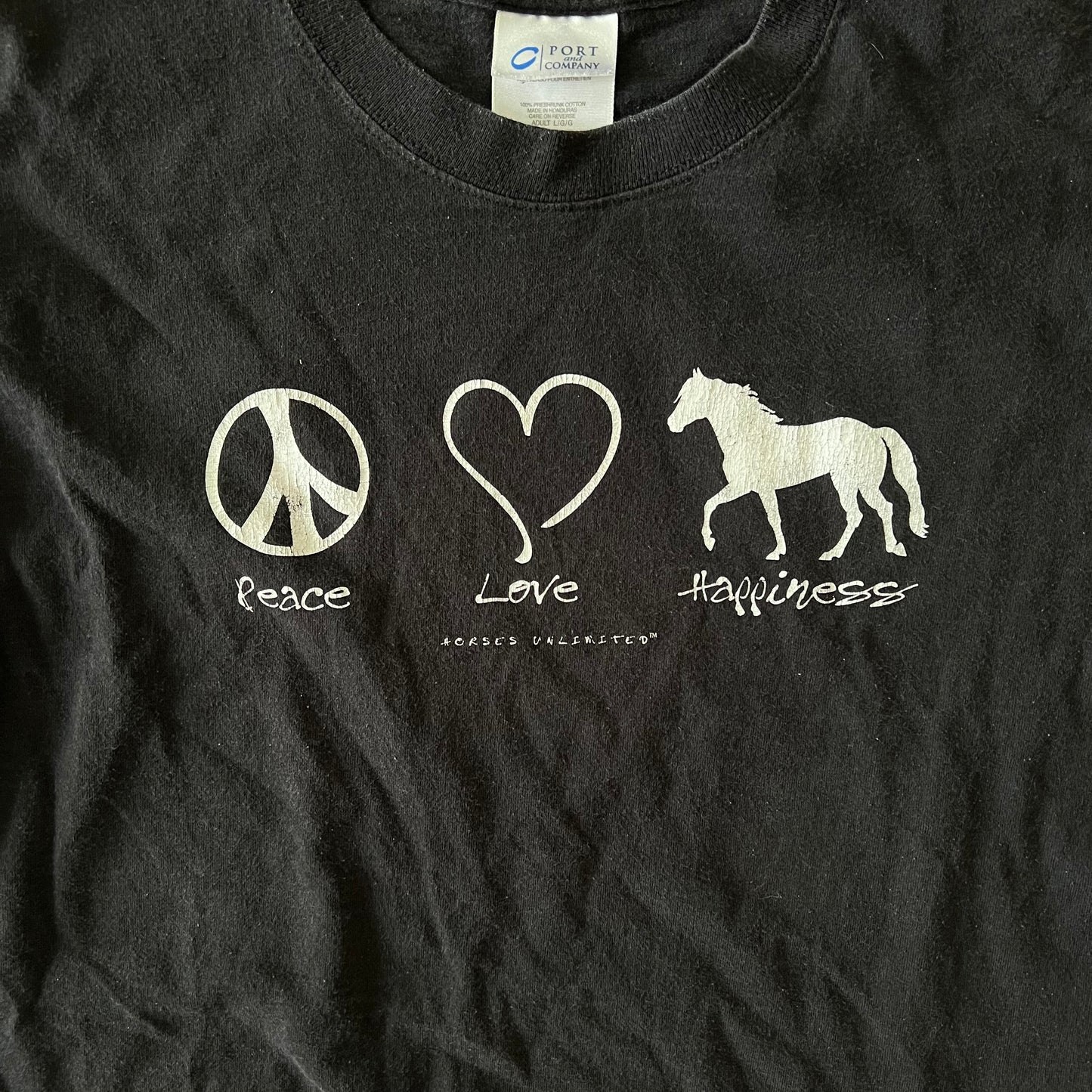 (Slim L) Peace Love Tee