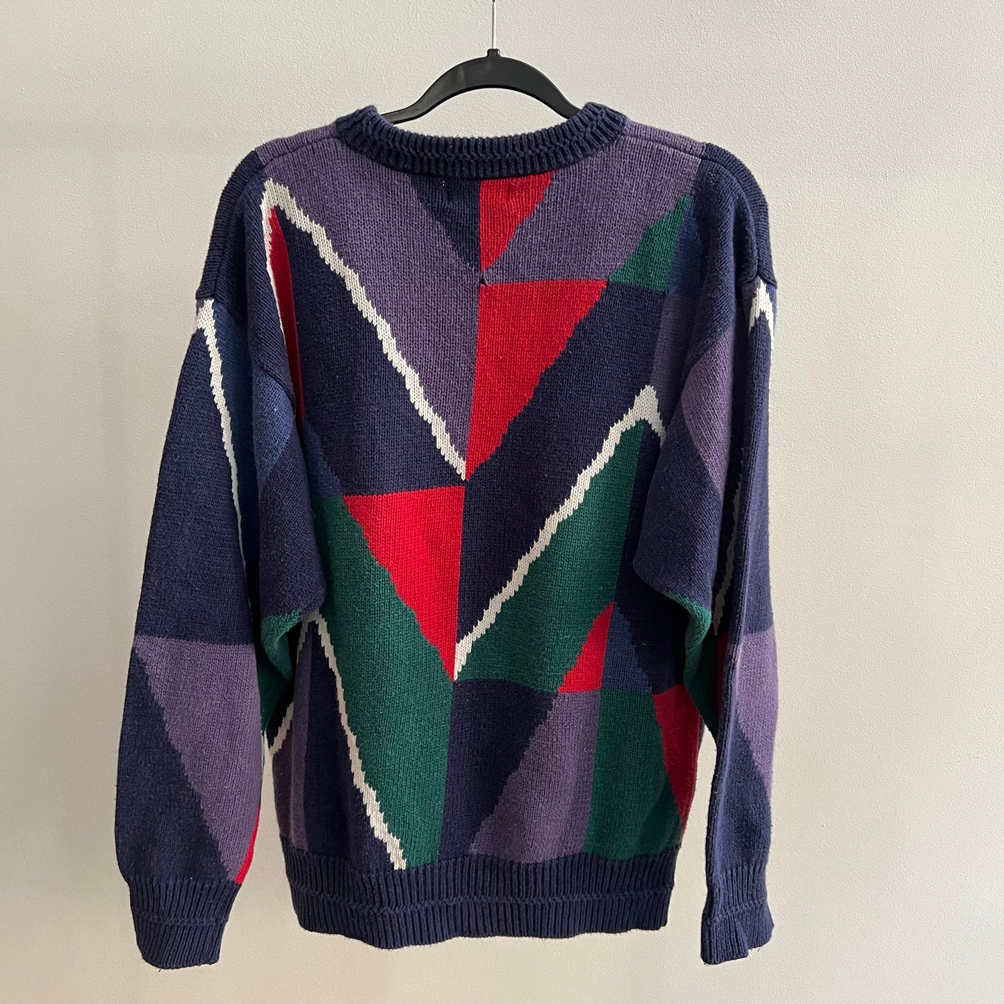 (M/L) Vintage Abstract Sweater