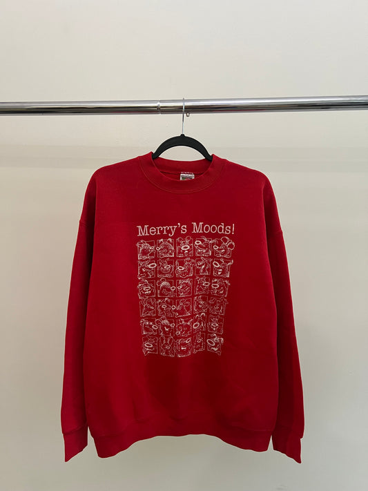 (M/L) 90s Merry Mood Sweashirt