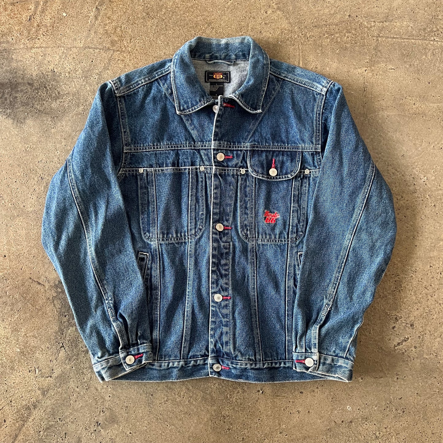 (M) Route 66 Denim Jacket