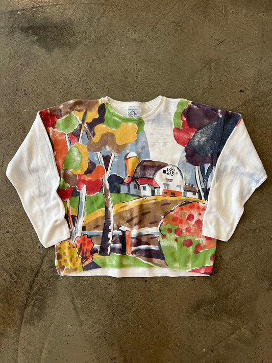 (S/M) 90s Hand Painted Top