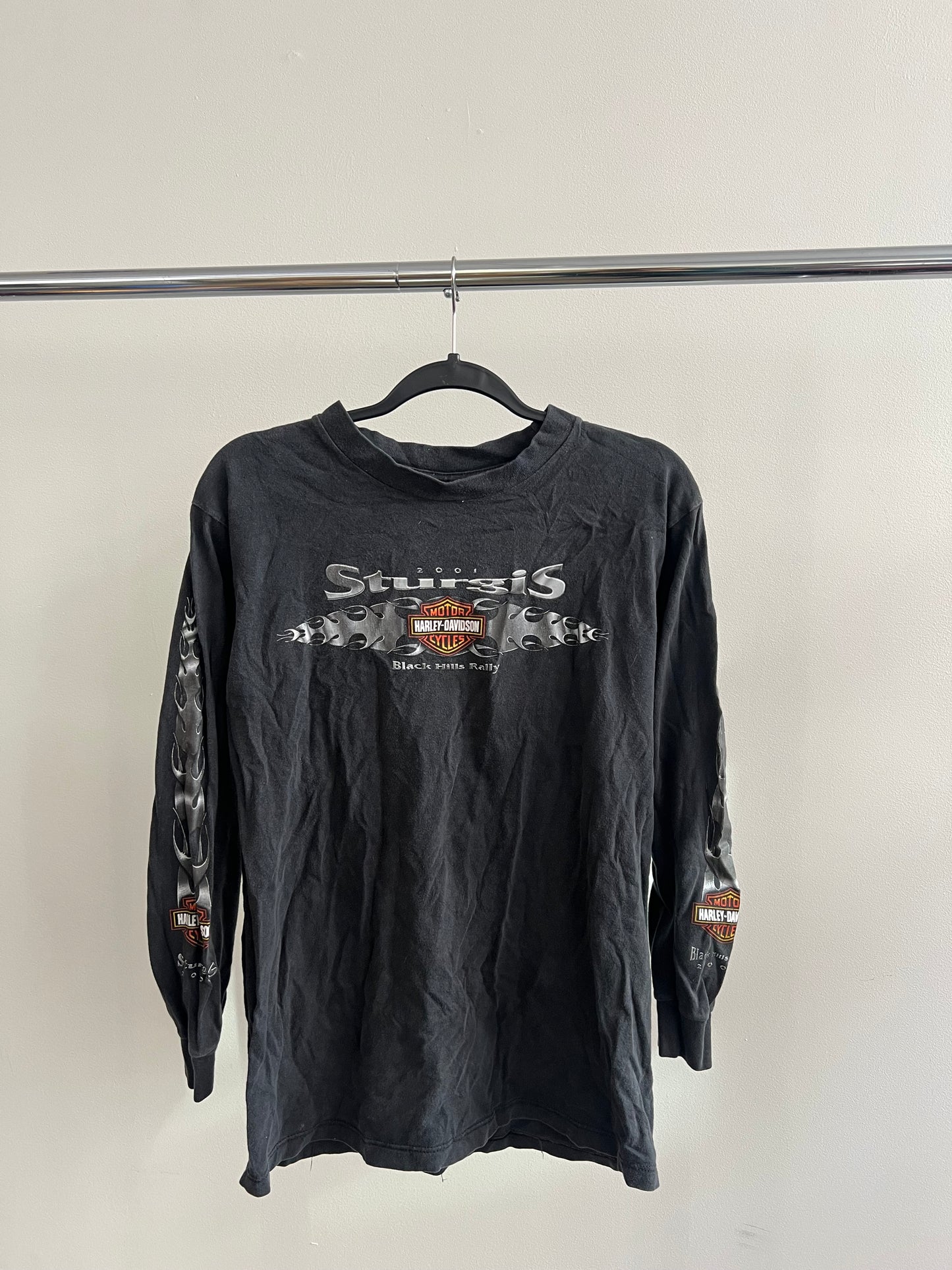 (S/M) Harley Flame Long Sleeve