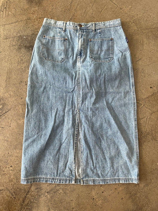 (36) 00s Long Denim Skirt