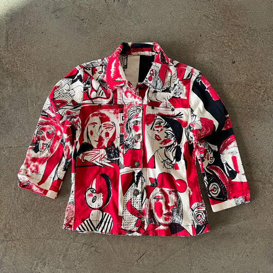 (Women’s XS) Picasso Art Light Jacket