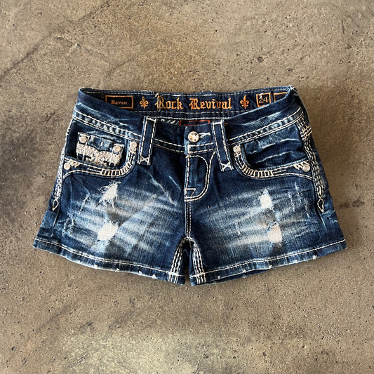 (26 W) Rock Revival High Jorts