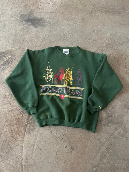 (M/L) 00s Polo Team Sweatshirt