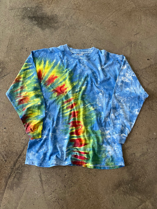 (L) 90s Tie Dye Long Sleeve