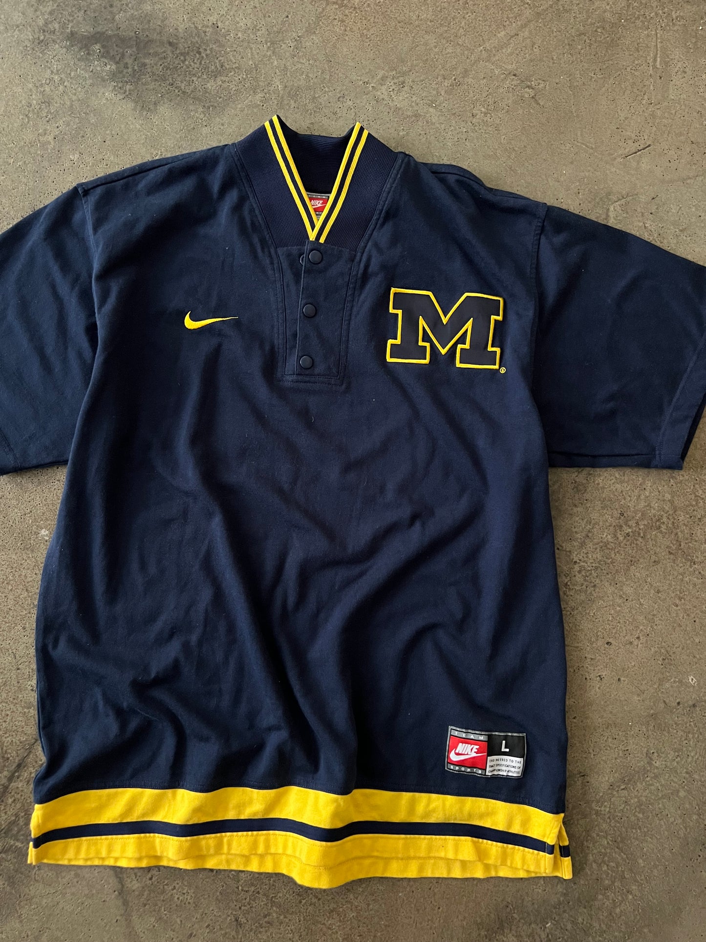 (XXL) 00s Michigan Nike Polo