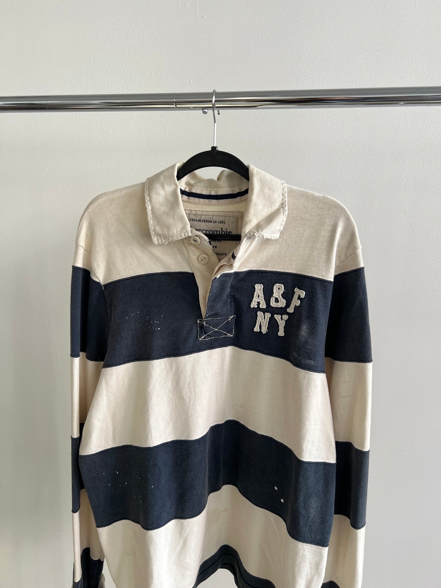 (XL/XXL) A&F Rugby Polo