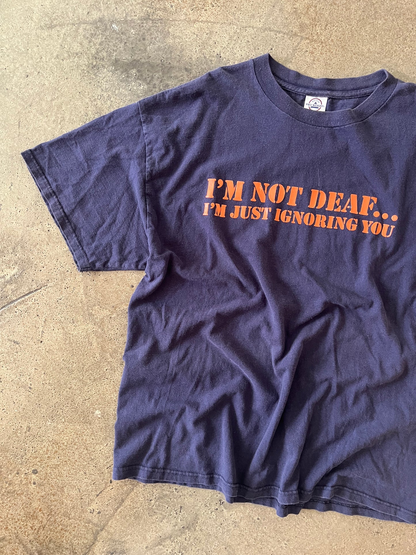 (XL) 00s Not Deaf Tee