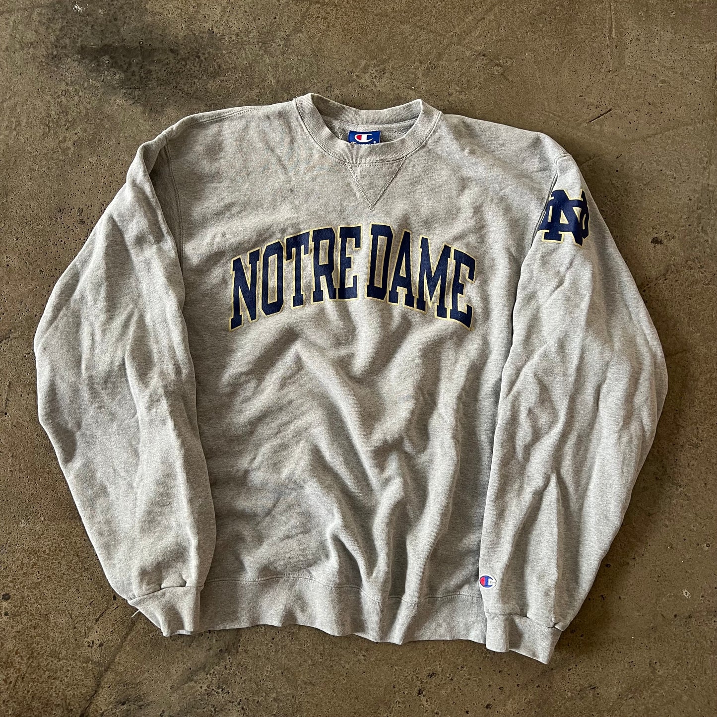 (L) Vintage Norte Dame Sweatshirt