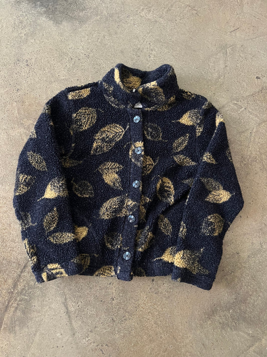 (S) 00s Leaf Fleece Jacket