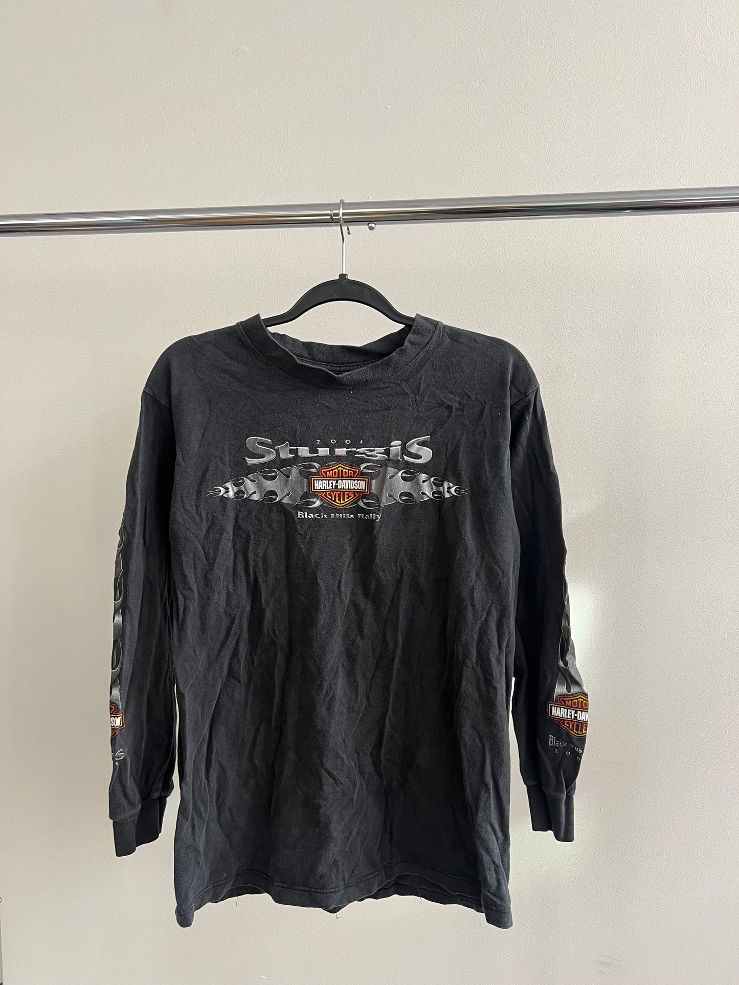 (S/M) Harley Flame Long Sleeve