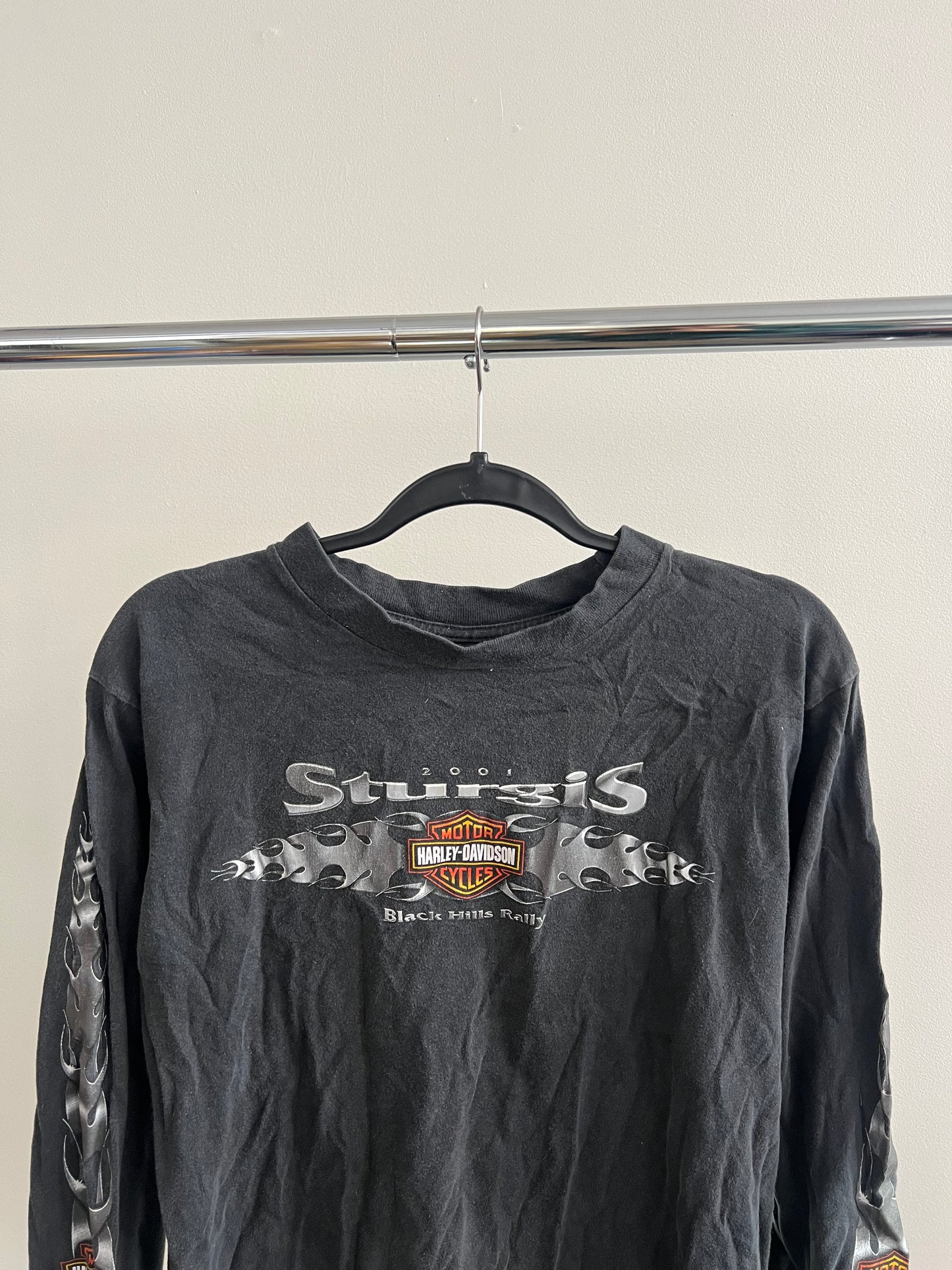 (S/M) Harley Flame Long Sleeve